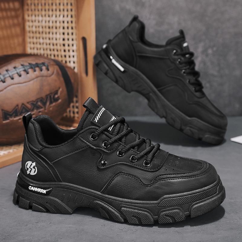 

2025 autumn new Martin boots men s British wind locomotive tooling boots thick-soled versatile low-top rhubarb boots trendy men s shoes 44