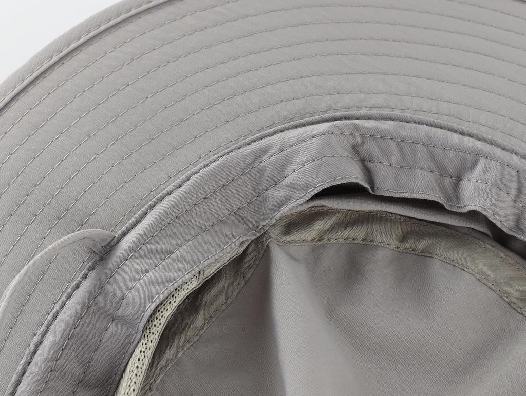 Outdoor Safari Adventure Wide UV Sun Mountain Light Gray [Connectyle] Men's UPF50+ Hat, Breathable, Hat, Brim, Protection, Hat, Fishing, Climbing,