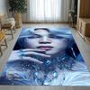 Jimin Kpop B-BTS Star Wohnzimmer Rutschfester Teppich Weicher Teppich für Schlafzimmer Kinderzimmer Spielzimmer Sofa, Heimdekoration Fußmatte Geschenk