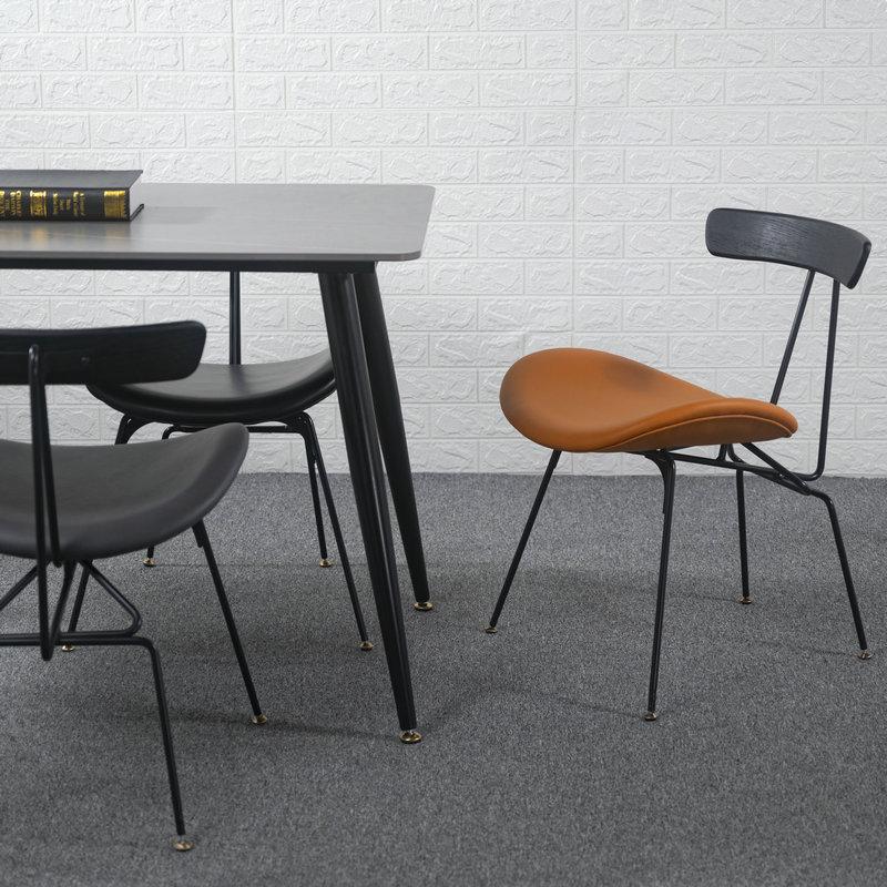 Nordic Industrial Dining Ant Chairs Household Iron Light Luxury Backrest Chairs Leisure Restaurant Chairs