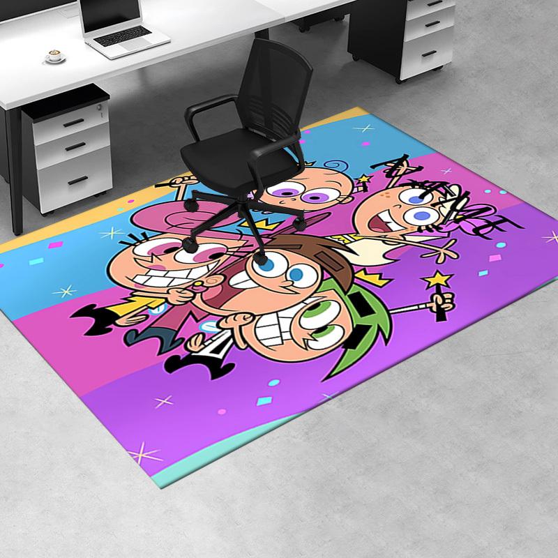 The Fairly Oddparents Office Carpet Soft Polyester Entrance Carpet Washable Non slip Machine Washabl
