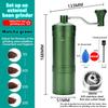 Professional Mini Portable Manual Coffee Grinder External Hand-Cranked Coffee Grinder