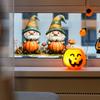 Dwarf Halloween Cartoon Pumpkin Glass Window Static Glue Free Home Sticker Decor