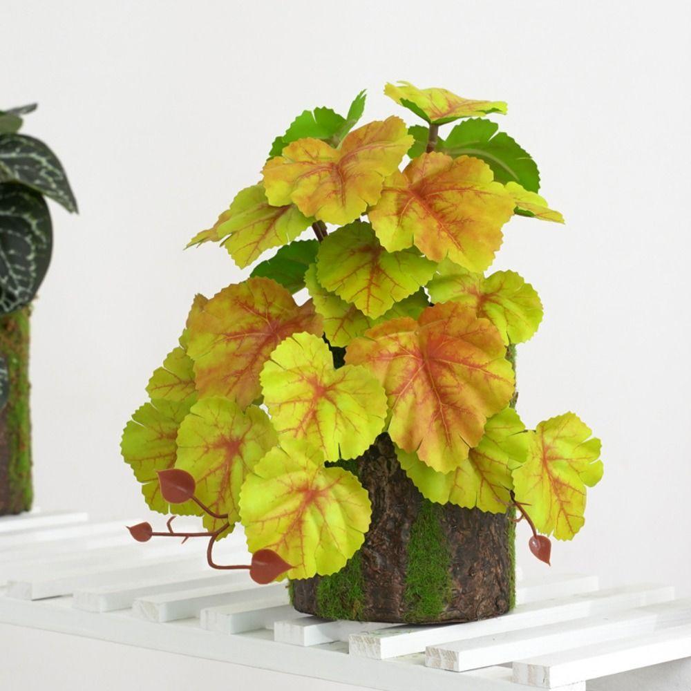 23 Leaves Artificial Green Plant Leaves Large Palm Leaves Branches Home Garden Decor