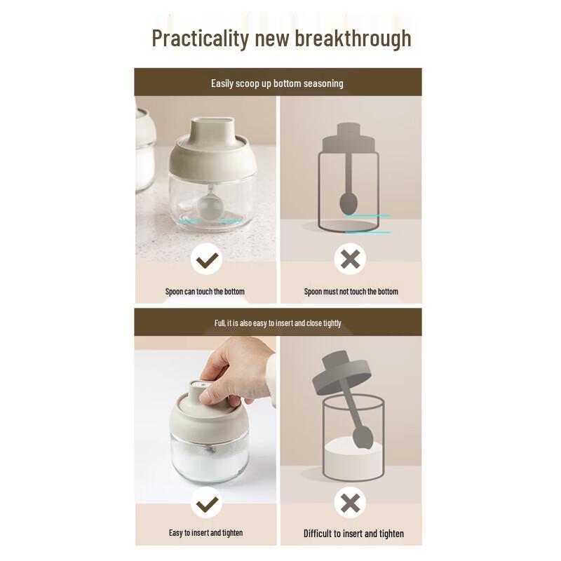 Glass Food Storage Jars Set