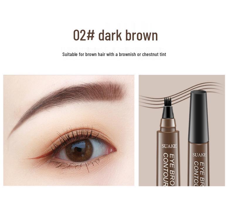

Distinct Strokes 4-Tip Waterproof Eyebrow Pencil: Long-Lasting, Smudge-Proof, Sweat & Fade-Resistant for Perfectly Defined Brows.
