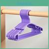 Plastic Wardrobe Hangers With Slot Design For Home Closet Use