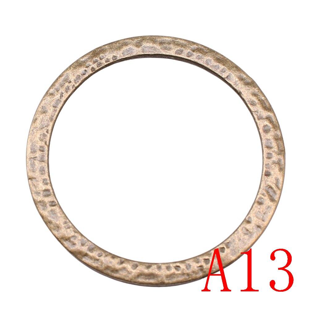 Big Circle Charms For smykker Making Accessori Decor Diy