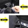 Carbon Fiber ABS Car Fuel Tank Lid Switch Button Trim For Honda Pilot 2015-2022