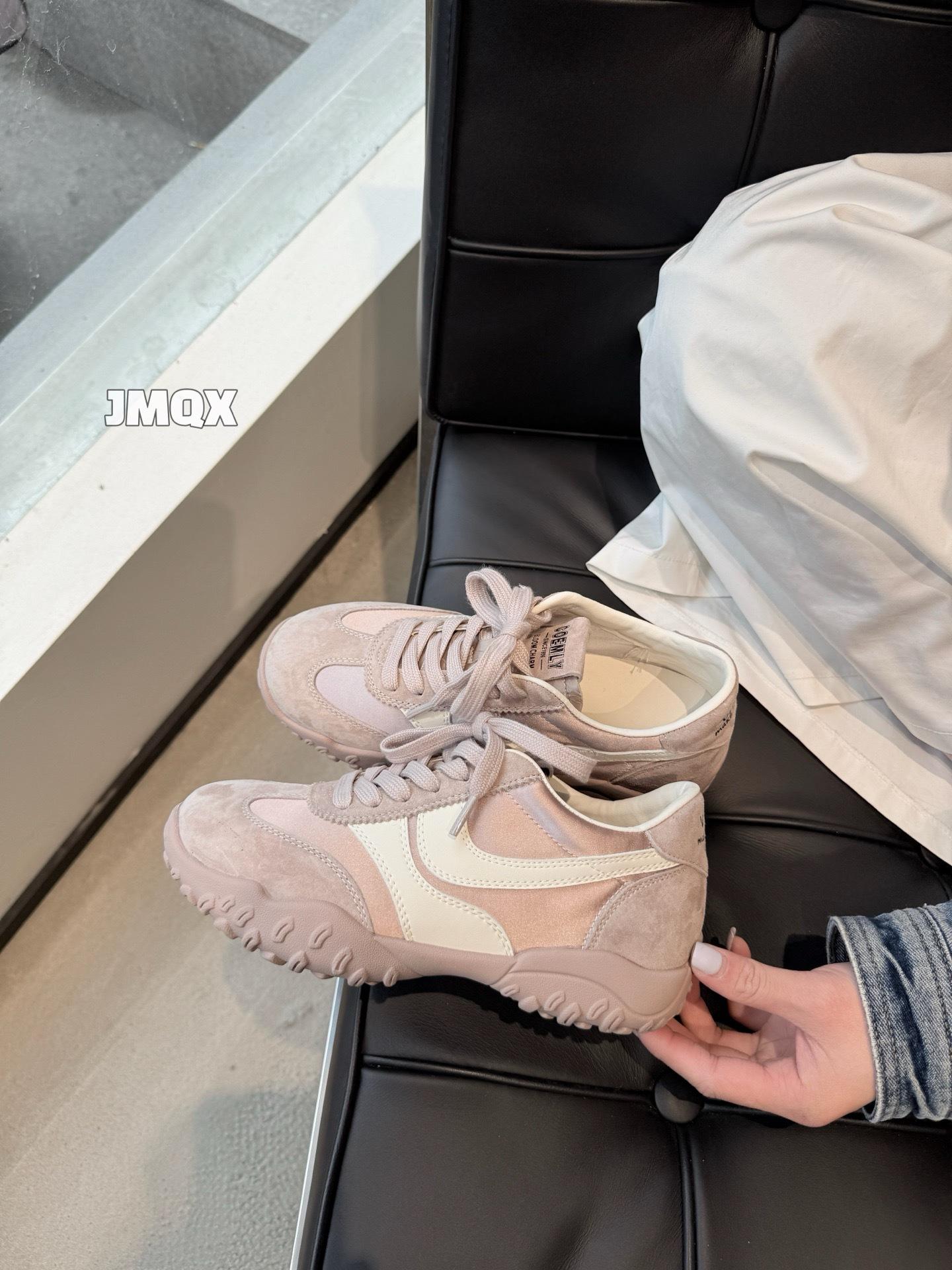 

Новые нескользящие спортивные кроссовки для ходьбы, женские, удобные, повседневные, универсальные, дышащие, подходящие по цвету, кроссовки с круглым носком 40 розовый