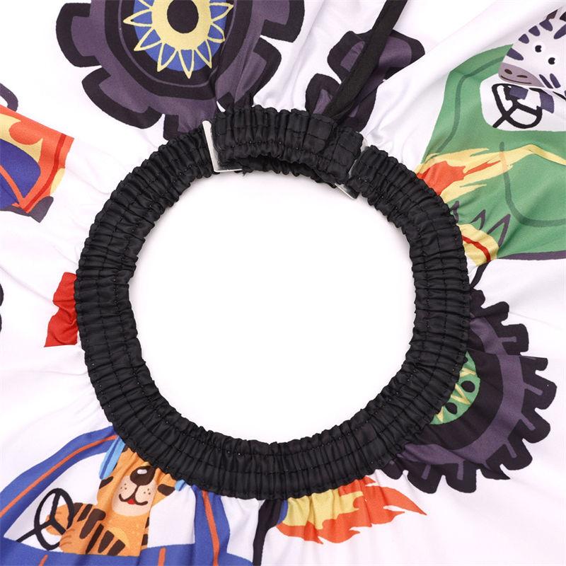 Salon Barber Wrap Children Hairdresser Cape Cute Waterproof Cutting Gown Haircut Apron GZW