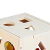 Wooden Kids Shape Sorting Toy 15 Holes Building Block Cube Box Geometric Shapes Matching Toy