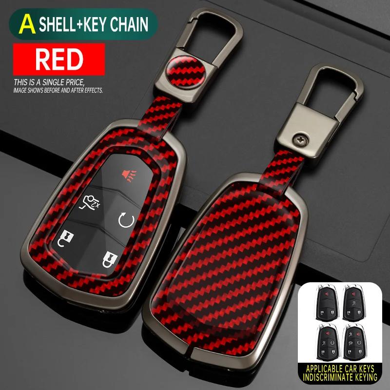 Styling Mouldings Alloy Car Remote Key Case Cover Protect Shell Bag For Cadillac ATS XTS XT5 XT4 CT6 XT6 CTS DTS ESV STS ELR Esc