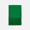 Wool Dopamine Solid Color Tassel Scarf Women's Autumn and Winter Large Soft Waxy Warm Scarf