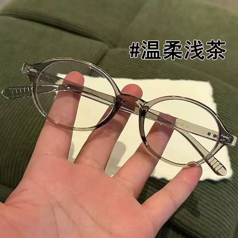 

Vintage Small Oval Eyeglasses Women Luxury Brand Designer Computer Anti Blue Light Glasses Retro Fashion Men Eyegalsses