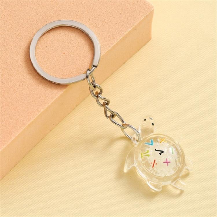 6 Pack Assorted Glowing Turtles Keychains Vibranting Color Easy to Use and Sturdy Materials for All Ages Daily Use