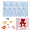 Love Heart Silicone Mold Different Size Pendants Casing Moulds Handmade DIY Tool