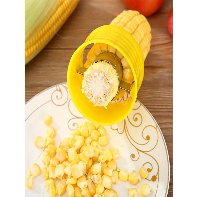 1pc Stainless Steel Corn Stripping Tool Stainless Steel Corn Kernel Remover, Plastic Vegetable Peeler, Kitchen Gadget For Easy Meal Prep