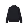 Fila Solid Color Logo Label Stand Collar Casual Long Sleeve Jacket Men Jackets Black F11M328501F-BK