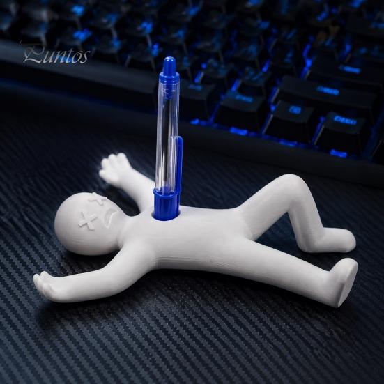 Decorative Pen Holder for Teachers Humorous Human Shape Holder, 3D Printed Fun Pencil Funny Villain Display Creative Stress Relief Desktop Decoration