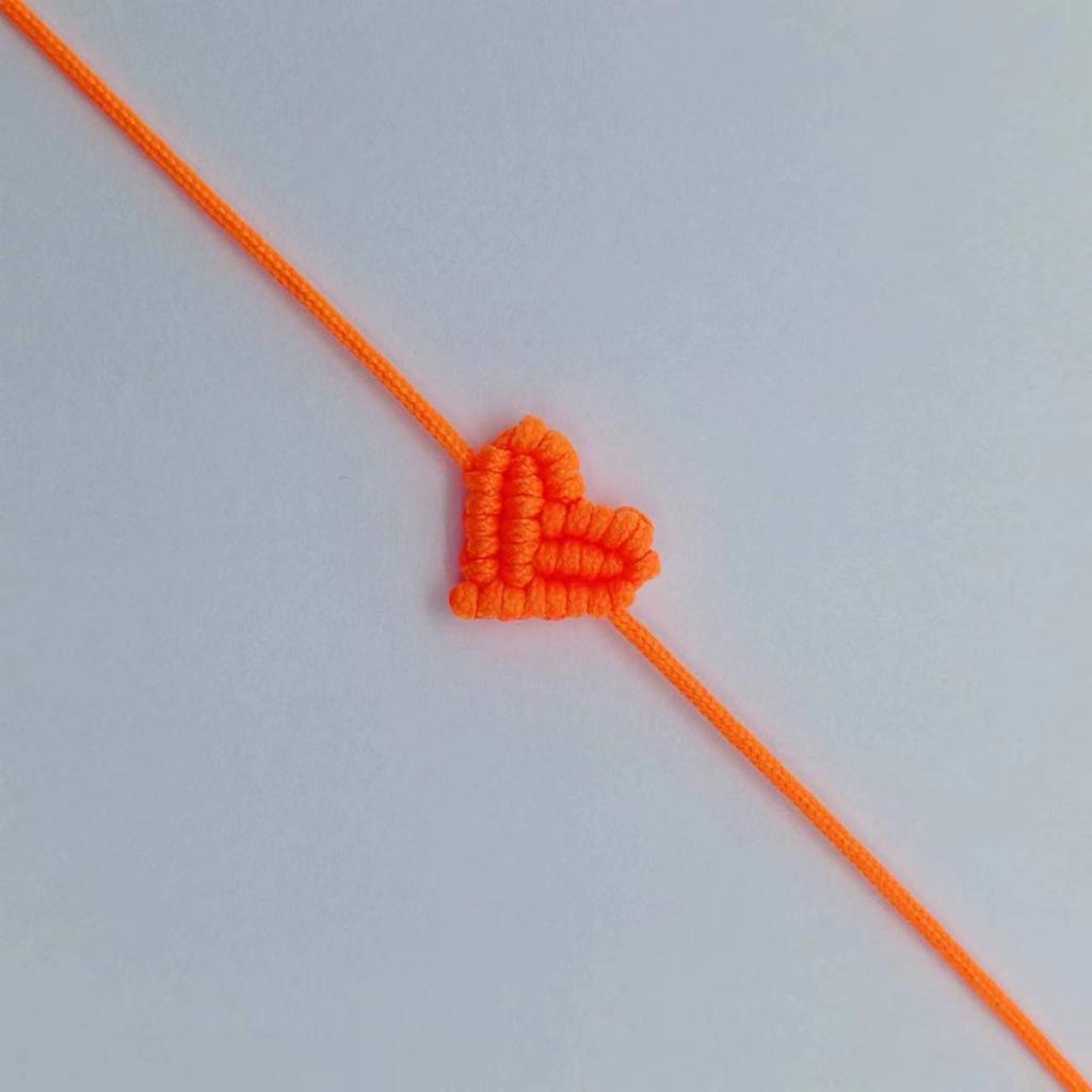 Handarbeit Handgestrickt Pfirsich Herzförmig Glücksbringend Rotes Seil Armband Verstellbar Damen Beste Freundin Anhänger Einfach Herren Paar Liebende Geschenk