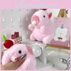 Creative Capybara Animal Plush Keychain Unique Bubble Blowing Design Perfect For Children