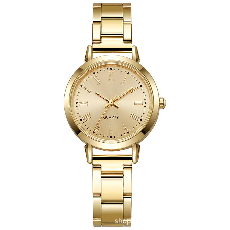 Trendy Casual Dames Quartz Horloge voor Studenten - Kleine Wijzerplaat, All-Match Design