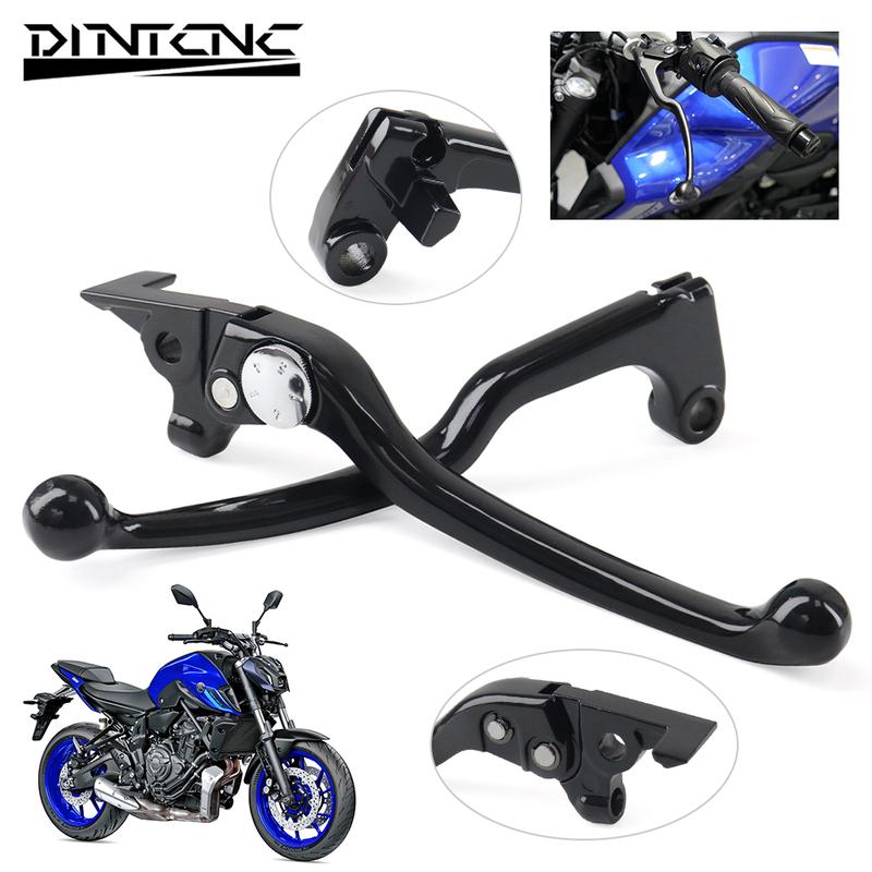 For YAMAHA MT07 MT09 TRACER XSR 700 900 FZ6 FZ8 XJ6 TENERE 700 Motorcycle Front Brake Clutch Levers Left Right Handles Aluminum