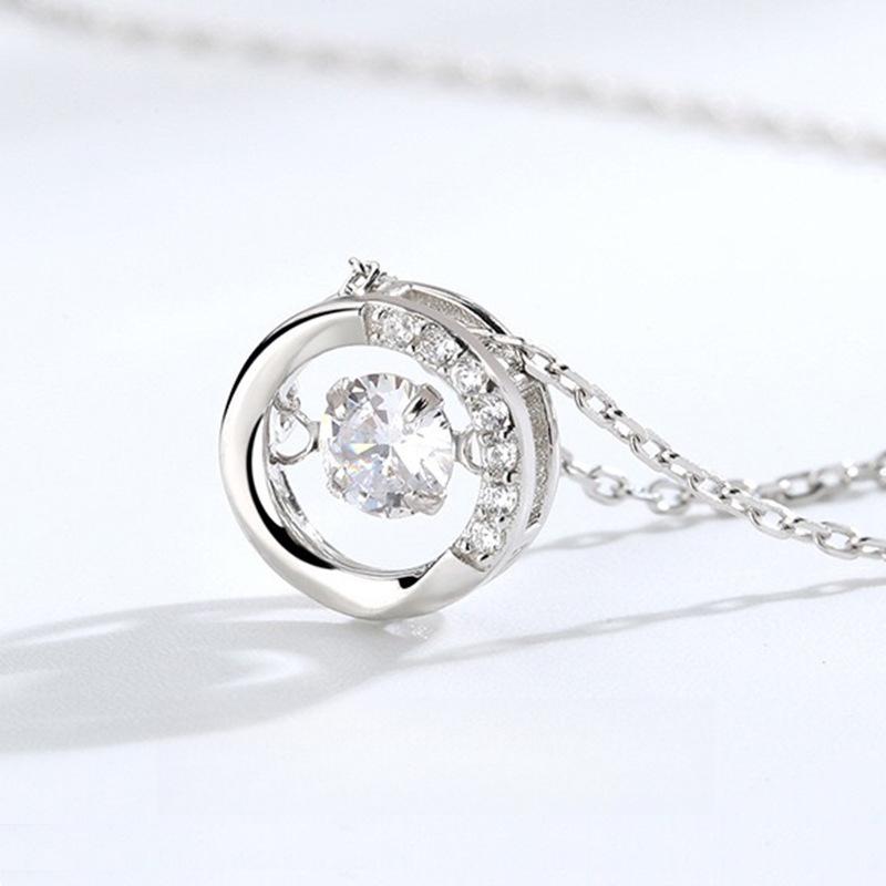 Necklace Women's Year Trendy Niche Ins Design Light Luxury Beating Heart Clavicle Chain Pendant