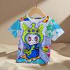 Funny Cartoon Cool Cute 3D Kids Boys Clothes Short Sleeve Casual Streetwear Girl Fashion