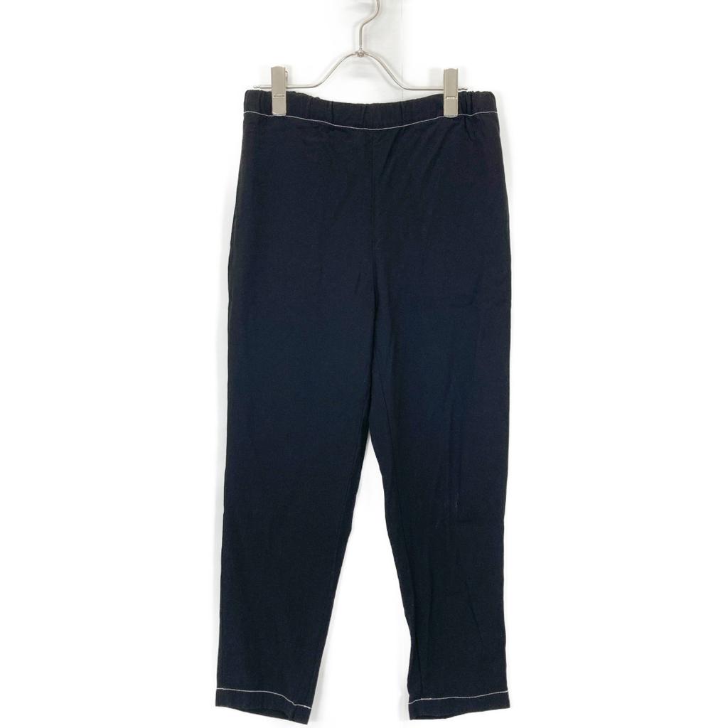 MARNI 20Stainless Steel Black Rayon Easy Pants Bottoms 42 blackUsed