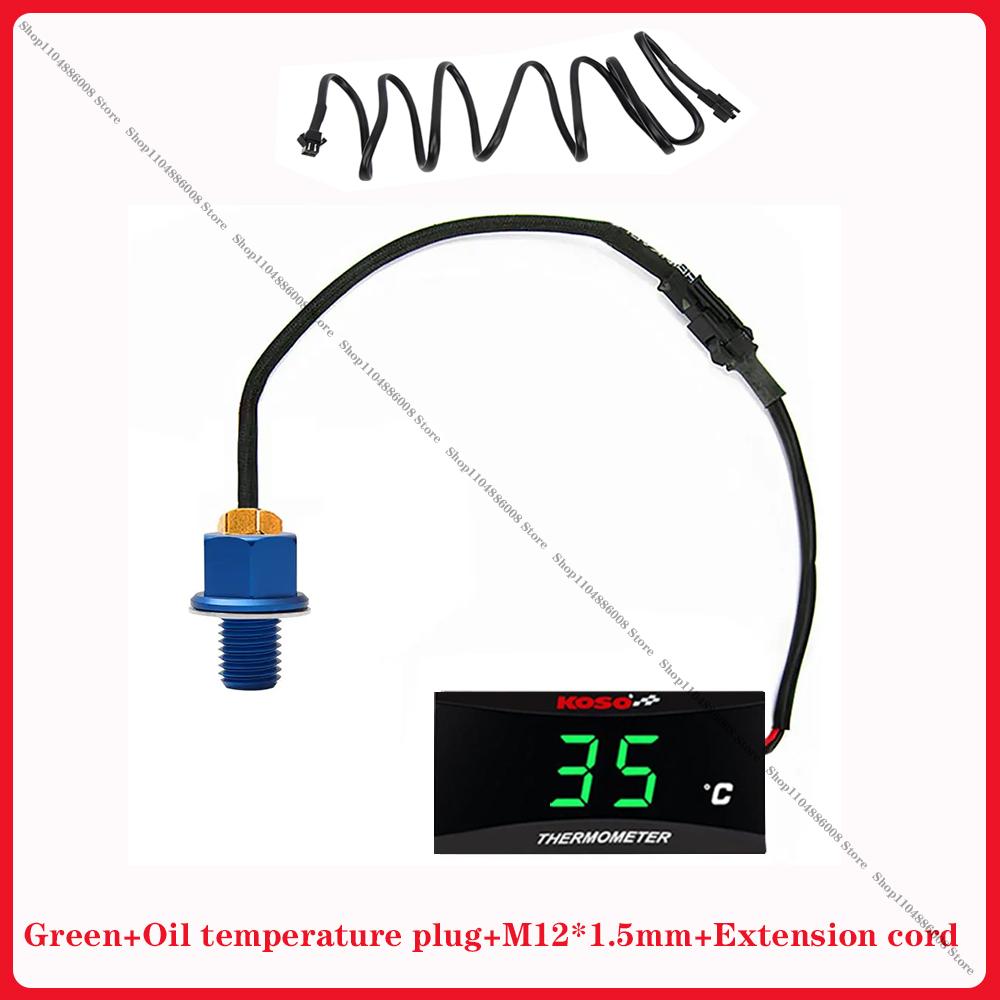 Motorcycle Temperature Measuring Instrument Koso Cylinder Head Temperature Sensor Water Temperature Gauge Oil Tempera Instrument