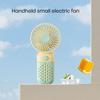 Handheld Electric Fan Low Noise One-button Switch USB Rechargeable Travel-friendly Fan Portable Personal Air Conditioner
