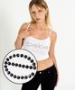 A Few Comments Bebe Sleeveless Crop Top White