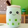 22-70cm Giant Size Bubble Tea Plushies Squishy Milk Tea Boba Pillow Peluche Ice Cream Fruits Juice Drink Bottle Prop Decor Gift