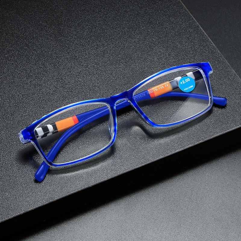 Ultra Light Reading Glasses for Men Women Fashion Anti Blue Light Presbyopic Eyewear 1 0 To 4 0 Spring Leg Design