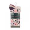 Womens/Ladies Floral Crew Socks (Pack of 3)