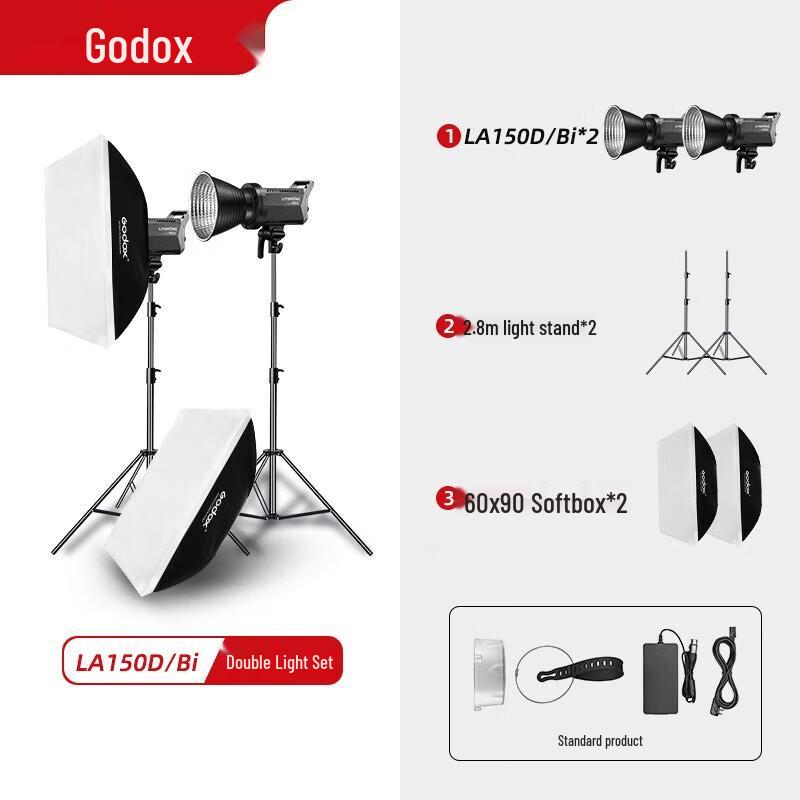 Godox LA150D LED Video Light Kit