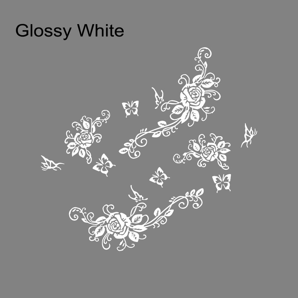 

Universal Car Door Side Trim Stickers Graphics Butterfly Flower Vine Vinyl Film Decals Decoration Auto SUV Tuning Accessories