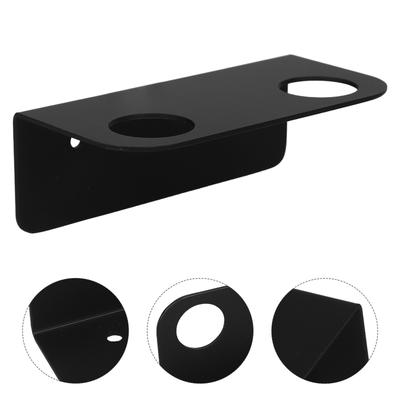 Wall Mount Soap Dispenser Holder Stainless Steel Punch-Free Installation for Bathroom Kitchen Home Hotel Black