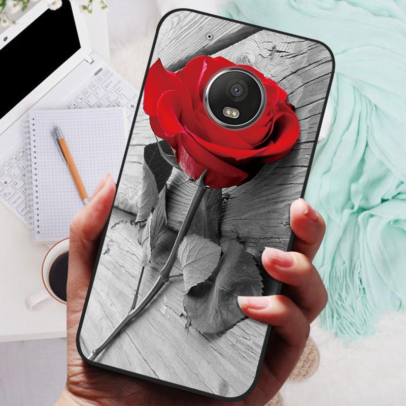 Pro Motorola Moto G5 Plus Pouzdro Černý Kryt Lev Vlk Silikonový Měkký Zadní Kryty Pro Moto G5 Plus Pouzdro Na Telefon G5+ Ochranný Kryt