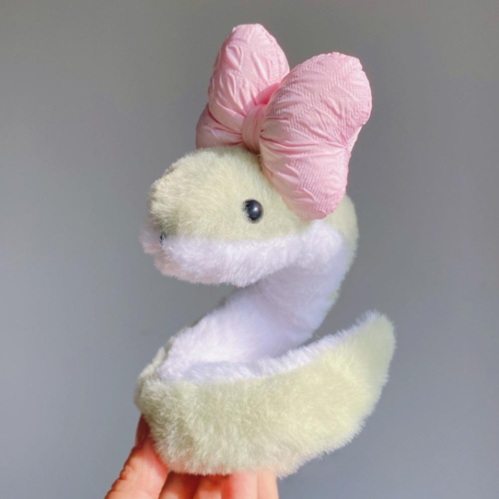 

Зелена рожева м яка змія у формі змії, імітована плюшева змія, прикраса для дому pink&green