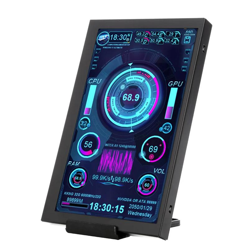 

Новый 3,5-дюймовый дополнительный экран IPS TYPE-C компьютера, процессор, графический процессор, оперативная память, HDD-монитор, USB-дисплей для бесплатного AIDA64