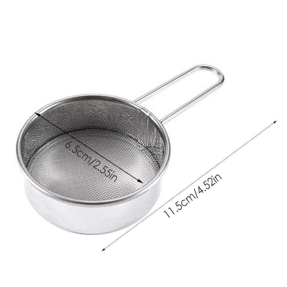 Handheld Kitchen Strainer Colander Fine Mesh Filter Spoon Flour Sifter Powder Sieve Sifting Tool