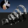 25Pcs Adjustable Stainless Steel Hose Clamps Assortment Kit, Worm Gear Pipe, Fuel LineHeavy Duty for Plumbing, Washing Machine