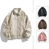 Casual Men's Jacket Spring and Autumn New PU Leather Jacket Men's Lapel Cycling Motorcycle Leather Jacket Men