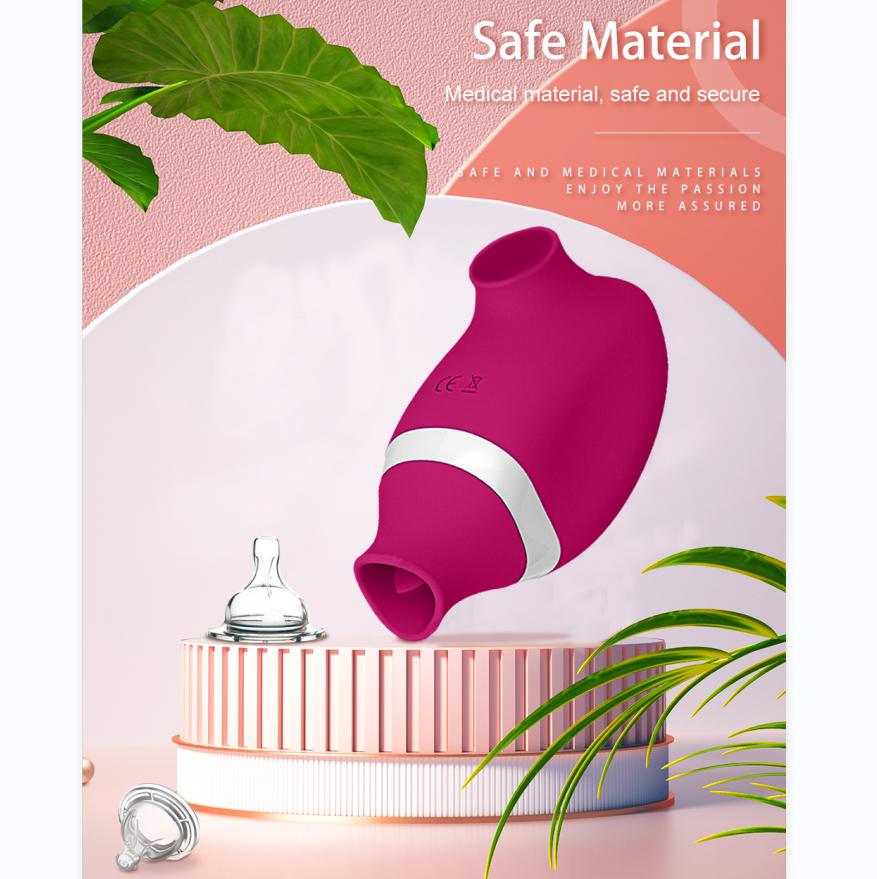 Rose Vibrator Vagina Sucking Vibrator Sucker Oral Licking Clitoris Stimulation Powerful Sex Toys for Women Rose Vibator Toy