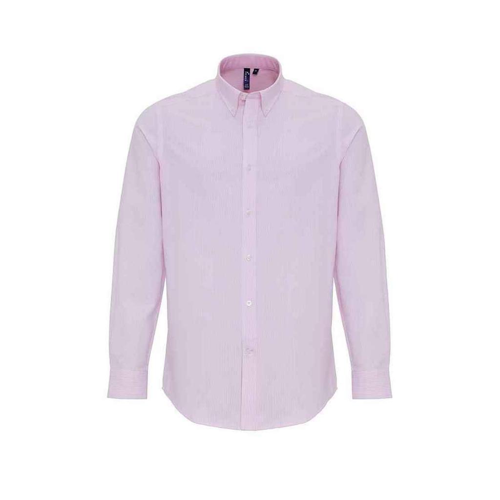 Premier Mens Stripe Oxford Shirt