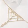 Hot-Selling Rhinestone Foot Jewelry: Versatile Finger Anklet & Foot Ring for Beach Vacations