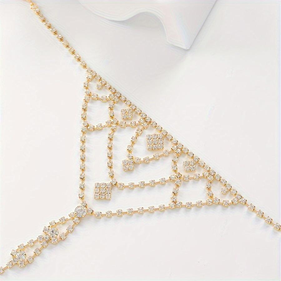 Hot-Selling Rhinestone Foot Jewelry: Versatile Finger Anklet & Foot Ring for Beach Vacations